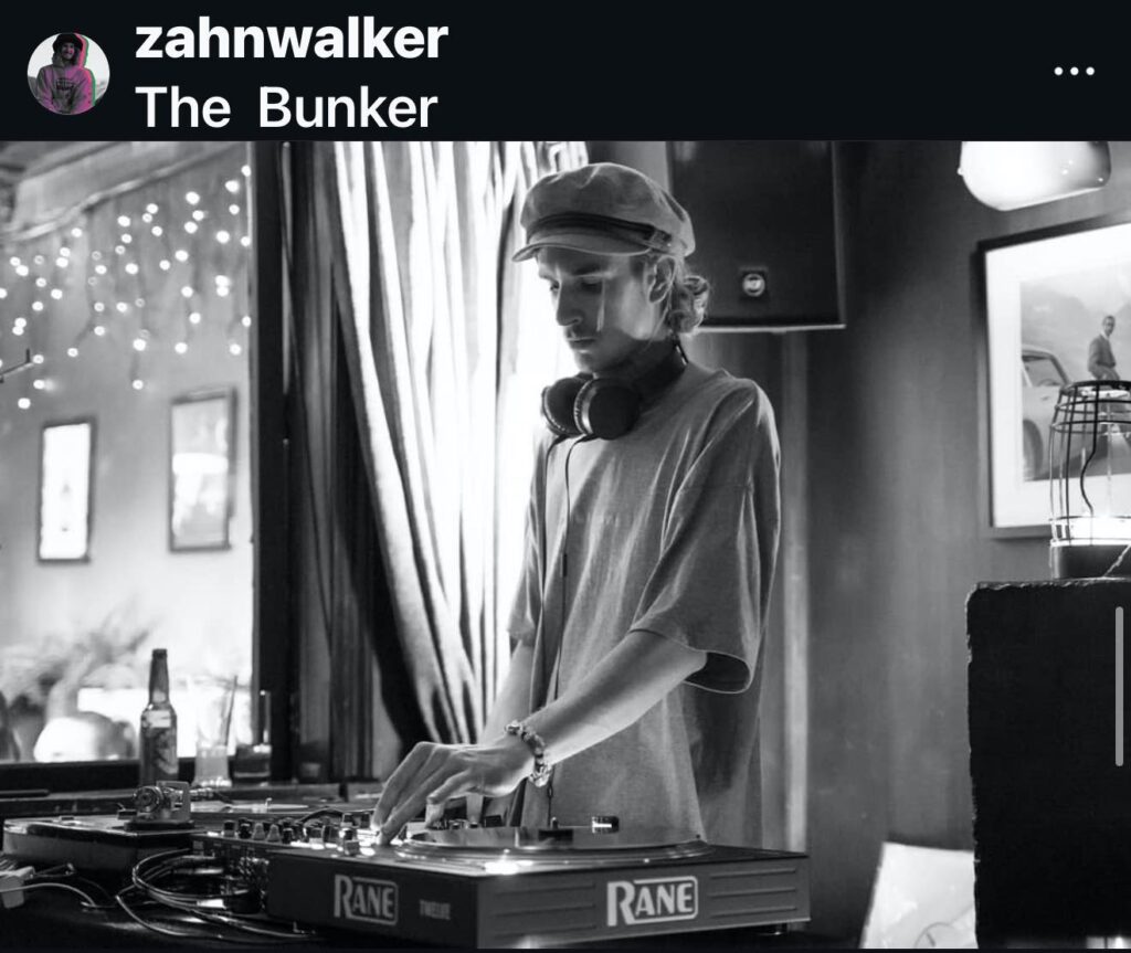 zahn walker djing at the bunker queenstown